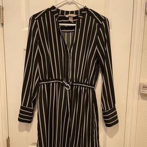 Long sleeve black dress